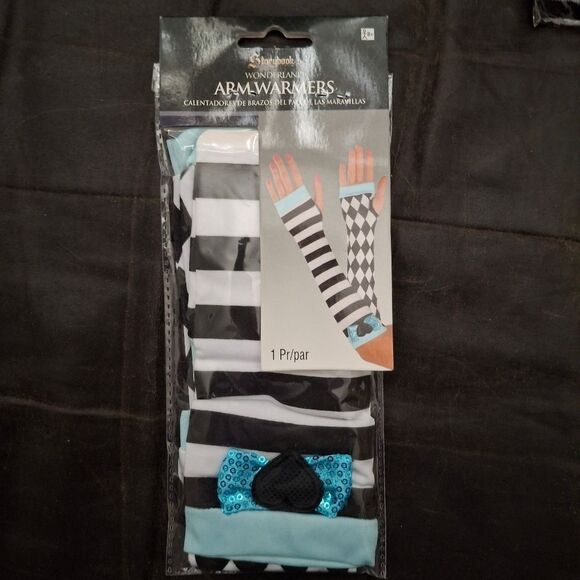 Storybook Dark Alice In Wonderland Girls Long Sleeve Shirt Top Costume - Picture 3 of 7